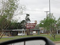 USA - Oklahoma City OK - Western Motel Neon Sign (19 Apr 2009)